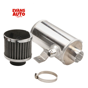 Универсальный 10 А, 2 порта, алюминиевый резервуар для маслосборника 750 мл с фильтром <span class=keywords><strong>3</strong></span>/8 "дренажный клапан - Product Image 2