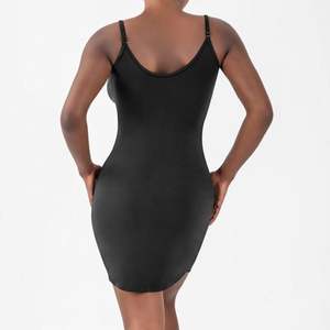 Vestido largo ajustado moldeador sin mangas, ropa moldeadora incorporada, sujetador, corsé de cóctel, Control de barriga, deslizamiento, Maxi ceñido al cuerpo, cola de pez, ajustado, sin costuras - Product Image 5