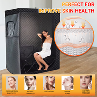 Tente de sauna à vapeur de maison moderne pliable de taille personnalisée Double boîte de sauna pour la relaxation Detox Dropshipping Portability Sweat Sauna