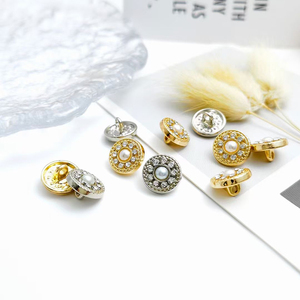 Phụ Nữ Áo Khoác Kẽm Hợp Kim Blazer <span class=keywords><strong>Rhinestone</strong></span> Tùy Chỉnh Thiết Kế Màu Vàng Sương Mù Vàng Cao Cấp Bạc Vàng Chân Nút - Product Image 4