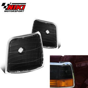 Luces de conducción de alta calidad, luz de esquina para 92 93 94 <span class=keywords><strong>95</strong></span> 96 <span class=keywords><strong>Bronco</strong></span> F150 F250 F350, luces de señal de giro cromadas transparentes - Product Image 4