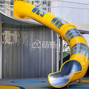 Tobogán de Tubo Personalizado Moetry, Tobogán de Túnel de Acero Inoxidable de Alta Calidad para Parques de Diversiones, Juegos Infantiles al Aire Libre y Uso Comercial - Product Image 4