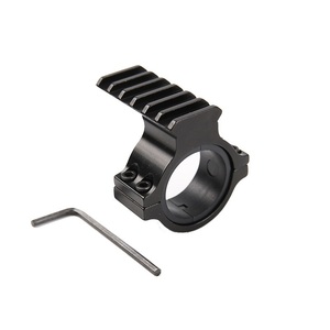 Factory wholesale durable aluminum 25.4/30mm flashlight mount with 6 slot rail compatible for hunting optics - Product Image 5