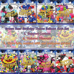 Kit de ballons à thème musical directement de l'usine, années <span class=keywords><strong>80</strong></span> et 90, ballons en aluminium et en latex pour fête d'anniversaire et décoration de festival de <span class=keywords><strong>musique</strong></span>, vente en gros - Product Image 3