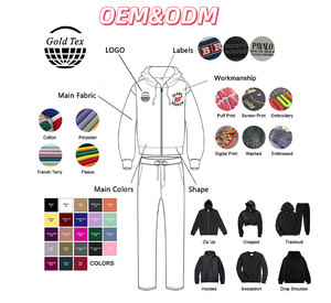 Felpa con Cappuccio Ricamata Goldtex, Felpe Personalizzate di Alta Qualità, Felpe da Uomo Corte a Grammatura Pesante con e senza Cappuccio - Product Image 3