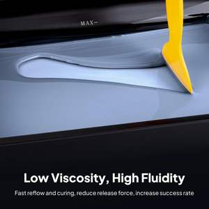 ELEGOO 2000G cerámica gris ABS-como resina lavable al agua de alto rendimiento duradero accesorio de impresora 3D bajo olor ancho - Product Image 4