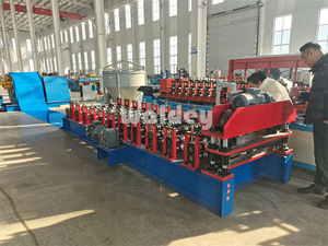 Máquina Perfiladora de Rollos de Acero para Techos de Alta Resistencia y Altamente Automatizada, Máquinas de Lámina para la Fabricación de Chapas Metálicas, Máquina Formadora - Product Image 5