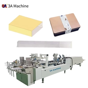 Máquina Automática para Plegar y Encolar Papel CQT-800A con Caja de Pegamento Lateral y Embalaje en Caja de Madera - Product Image 1