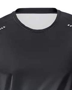 Wholesale <b>Mens</b> Sports T <b>Shirt</b> Short Sleeve Crew Neck with Black And Mint Green Color Athletic Gym Wear Breathable Training Top - Product Image 4