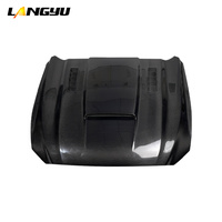 LANGyu Auto Body Systems 15-17 Capot Moteur en Fibre de Carbone Style OEM pour Ford Mustang