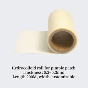 OEM-Hydrocolloid-Akne-Patch-Rohmaterial wasserdichte Hydrocolloid-Verband-Rohmaterialien