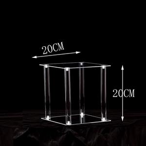 아크릴 꽃 스탠드 센터 피스 결혼 웨딩 받침대 장식 용품 탁상 장식 투명 디스플레이 랙 크리스탈 무대 - Product Image 5