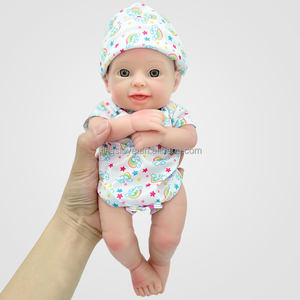 Muñeca Reborn personalizada, juguete <span class=keywords><strong>de</strong></span> bebé en miniatura, realista, <span class=keywords><strong>de</strong></span> <span class=keywords><strong>silicona</strong></span> sólida, <span class=keywords><strong>con</strong></span> <span class=keywords><strong>ojos</strong></span> <span class=keywords><strong>abiertos</strong></span> - Product Image 2