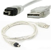 Câble adaptateur USB 2.0 vers IEEE 1394 Mini 4 broches FireWire DV de 5 pieds, cordon de données
