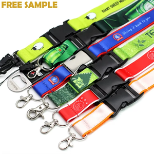 High Quality Printed Lanyard Personalized Neck Strap Sublimation Custom Lanyards With Logo