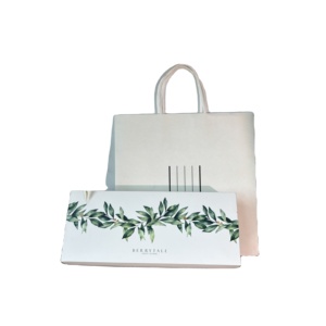 Tùy Chỉnh Trắng Túi Giấy Và Thực Vật Cứng Nhắc Hộp Quà Tặng Thiết Lập Thanh Lịch Nắp Và Cơ Sở Bao Bì Cho Sản Phẩm Làm Đẹp Đồ Trang Sức Nướng Quà Tặng - Product Image 5