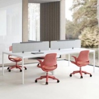 Chaise de bureau ergonomique en maille respirante, confort durable pour utilisation informatique, maison, salle de réunion, pivotante et confortable avec base à cinq étoiles