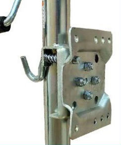 Gato de remolque galvanizado de alta resistencia con soporte de placa, accesorio de piezas de <span class=keywords><strong>repuesto</strong></span> para barco/caja/jaula/remolques, <span class=keywords><strong>rueda</strong></span> <span class=keywords><strong>Jockey</strong></span> - Product Image 5