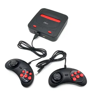 Mini console de videogame portátil 16 bits, console de jogos eletrônicos com 188 jogos e suporte para cartão tf H-D