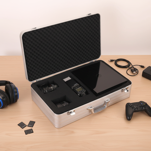 Tragbarer Aluminium-Hartschalenkoffer für Xbox-Spiele OEM/ODM Anpassbare Größe Keine Formgebungsgebühr Testinstrumenten-Ausrüstungsbox - Product Image 1