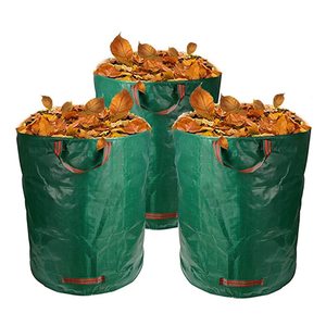 Sac à feuilles de jardin, fourre-tout de jardin conteneur de débris Pop-up poubelle d'<span class=keywords><strong>herbe</strong></span> paysage piscine feuilles collecteur 272L - Product Image 1