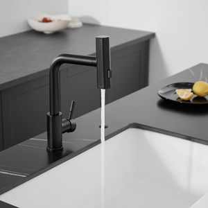 صنبور حوض مطبخ بخاخ قابل للسحب بفتحة واحدة بمقبض لتوفير المياه من الكروم للأغراض التجارية والمنزلية - Product Image 3