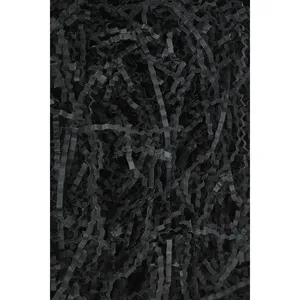 Black Zigzag Shredded Eyelash Paper 100g - Product Image 1