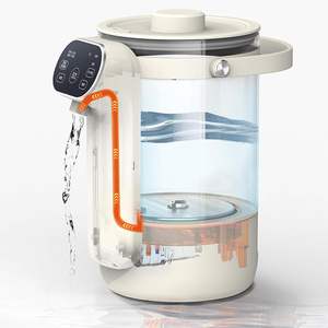 Bouilloire électrique entièrement automatique de 3 L, en verre, avec contrôle tactile, affichage de la température, maintien au chaud, température réglable - Product Image 6