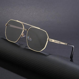 Lunettes de soleil rétro personnalisées unisexe, verres PC UV400, monture noire, style Instagram, tendance, lunettes transfrontalières - Product Image 4