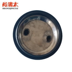 农场用新型不锈钢挤奶桶盖奶机配件2端口奶牛挤奶桶盖桶盖 - Product Image 4