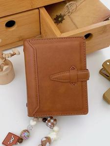 M5 <strong>Leather</strong> Handbook Loose-leaf Book High Value Notebook Carry-on Pocket Small Book <strong>Diary</strong> A5 Binder - Product Image 2