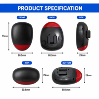 Rastreador GPS para Bicicleta K6 4G LTE con Aplicación Android, Luz Trasera, Alarma Antirrobo, Resistente al Agua IP65, Localizador para Bicicleta Eléctrica y Motocicleta