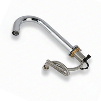 Robinet automatique à capteur intelligent sans contact HY-172D-2 en acier inoxydable 304, robinet de lavabo traditionnel à trou unique