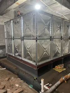 Réservoir d'eau en acier galvanisé HDG personnalisé, grande capacité, 220V, réservoir <span class=keywords><strong>de</strong></span> stockage d'eau - Product Image 3