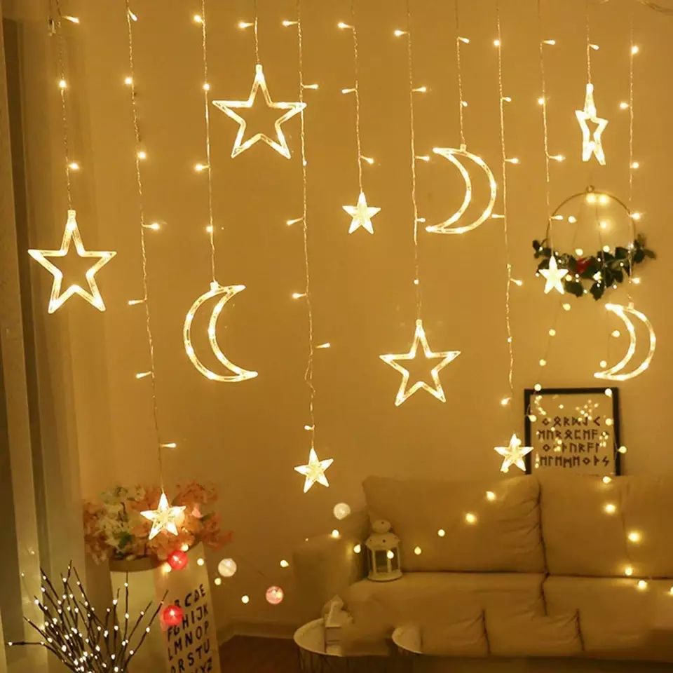 Yiwu Huangpai Lighting Factory Curtain String Lights - Thumbnail 2