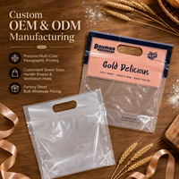Kemasan Roti Panggang Segar Cetak Kustom, Kantong Plastik PET CPP Berdiri dengan Ziplock, Kantong Reselable dengan Ritsleting