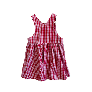 <span class=keywords><strong>Robe</strong></span> Salopette à Carreaux en Coton 100% pour Enfants - <span class=keywords><strong>Robe</strong></span> à Bretelles à Carreaux Rouges et Blancs pour Fille, Tout-Petit et Petite Fille - Product Image 5