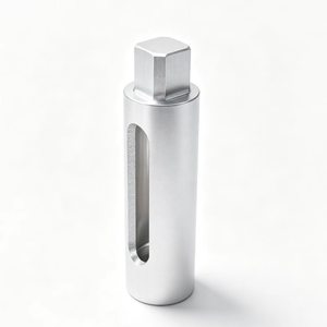 Manchon de connexion hexagonal sur mesure CNC, en alliage d'aluminium 6061-T6, composant de connexion pour équipement automatique - Product Image 5