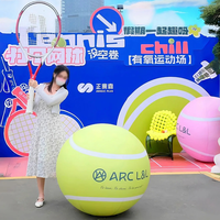 Raquette de ping-pong gonflable géante, gonflables publicitaires d'extérieur pour événements sportifs, décoration de centres commerciaux et grandes inaugurations
