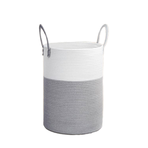 Hand Woven Eco-Friendly Modern Multifunction Cotton Star <b>Basket</b> Storage <b>Hamper</b> with Lid <b>for</b> Gift - Product Image 3