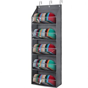 Hat <b>Racks</b> for Baseball Caps Clear Deep Pockets Hat Organizer for Closet <b>Wall</b> Hold Storage Holder - Product Image 2