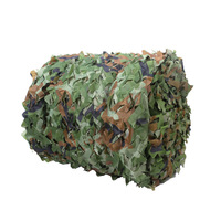 Matériau double couche pour abri de chasse et d'observation des oiseaux, couverture de forêt, couverture invisible d'extérieur, filet de camouflage, jungle