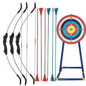 Archery Outdoor Teens Bow and Arrows Set Children Toy Gift for Target Shooting Safety Sports Games