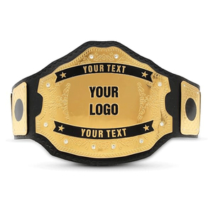 Cinturón de Campeonato de Piel con Diseño Personalizado, Material Duradero, Precio Razonable, MOQ Bajo, para Entrenamiento de Boxeo - Product Image 1