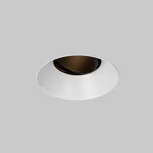 APEX Low Glare Modular Down light Trimless Round GU10/MR16/LED Module Fitting Cutout 82mm IP21/IP44 suitable for indoor area