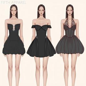 OEM, conception personnalisée de votre marque de vêtements, fabricant de haute qualité, faible MOQ, robes d'été en dentelle sexy, robes élégantes décontractées pour femmes - Product Image 1