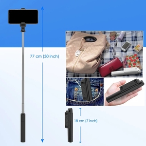 K11 Tự Sướng Stick Cầm Tay Điện Thoại Thông Minh Máy Ảnh <span class=keywords><strong>Tripod</strong></span> Với Không Dây Điều Khiển Từ Xa Cho IPhone X <span class=keywords><strong>Samsung</strong></span> Huawei Android & IOS - Product Image 6