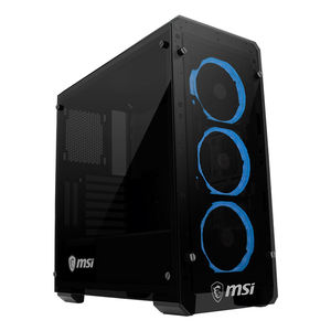 <span class=keywords><strong>MSI</strong></span> <span class=keywords><strong>MAG</strong></span> PYLON Mid Tower Gaming Computer Case with RGB Fan Support Install 240mm Water Cooler - Product Image 5