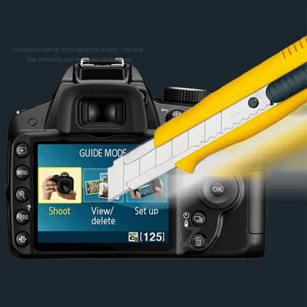 HD LCD Camera Screen Protector Protective Film for Nikon D3400 D3300 D3200 D3100