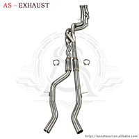 Tuyau intermédiaire en Z à longueur égale pour BMW M3 M4 F80 F82 S55 3.0T SS304, échappement de performance non résonné
